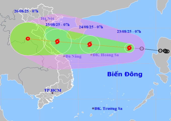 Tin bão khẩn cấp - bão KAJIKI