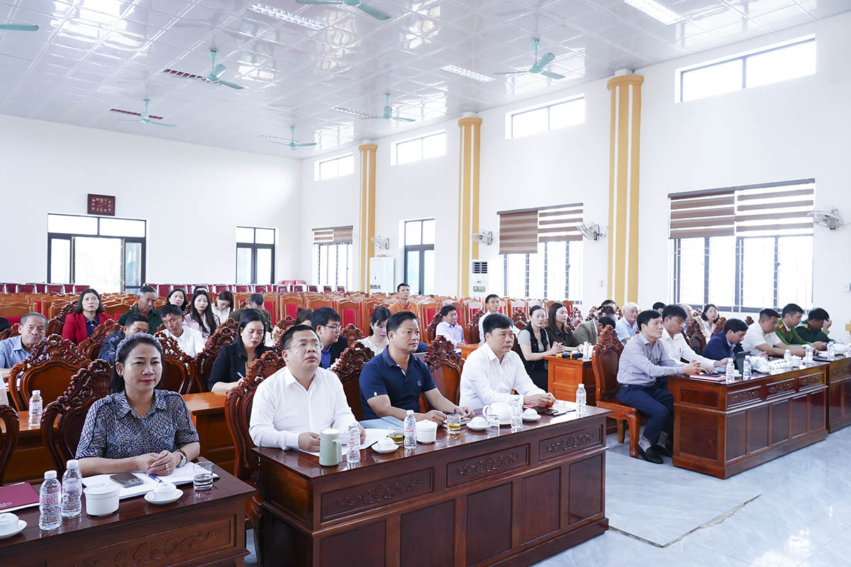 Cổ Đạm gặp mặt những người ứng cử đại biểu HĐND xã khoá XXII 