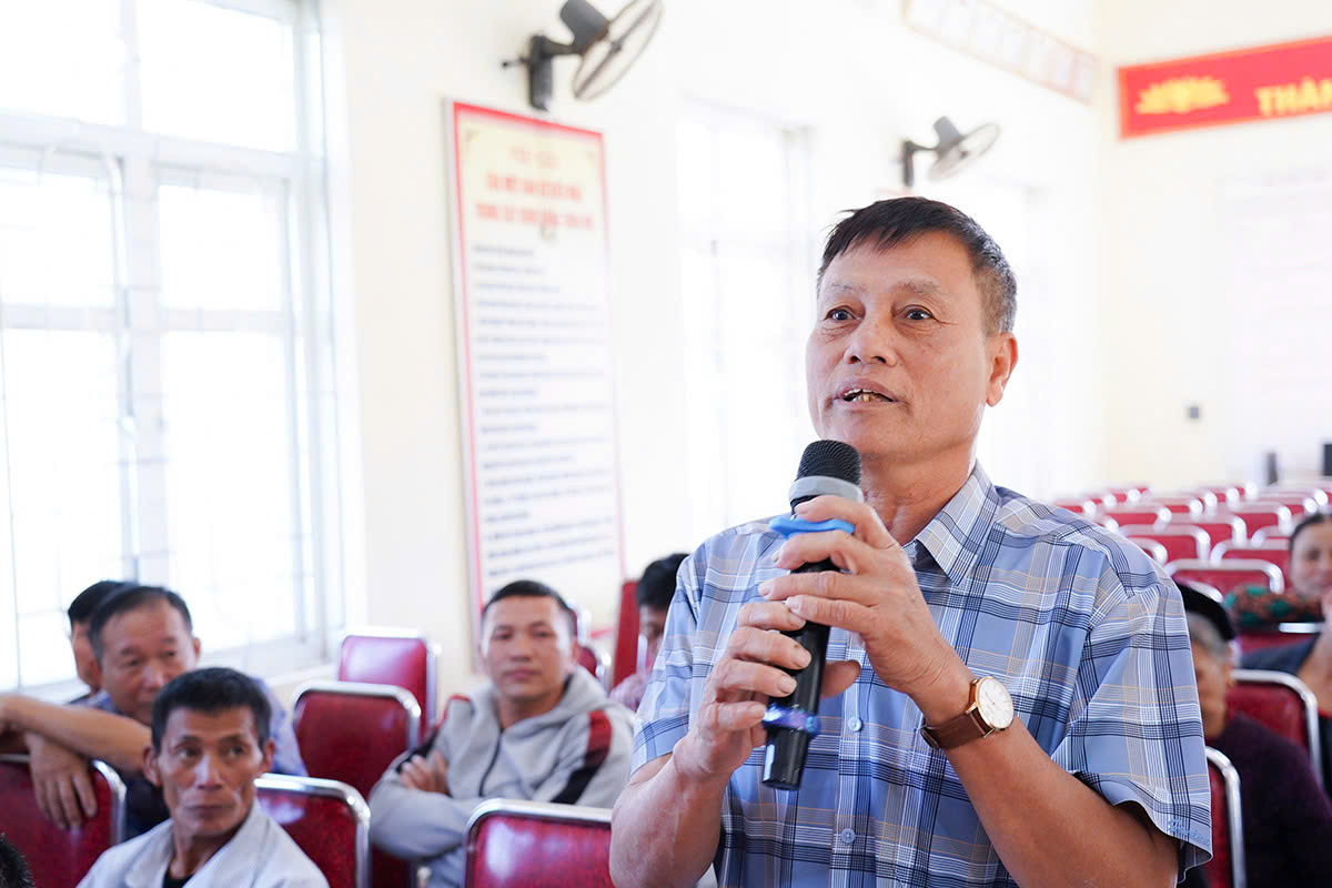 Ban Thường trực Ủy ban MTTQ xã Cổ Đạm phối hợp tổ chức hội nghị lấy ý kiến cử tri nơi cư trú đối với các ứng cử Đại biểu HĐND xã khóa XXII