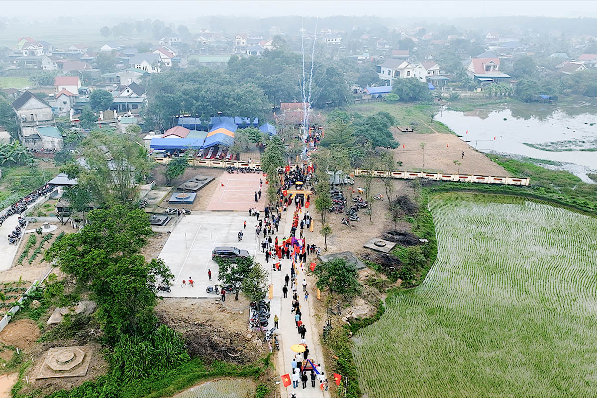 Đầu tư nhiều hạng mục tại di tích lịch sử văn hóa cấp quốc gia Đình hoa Vân Hải