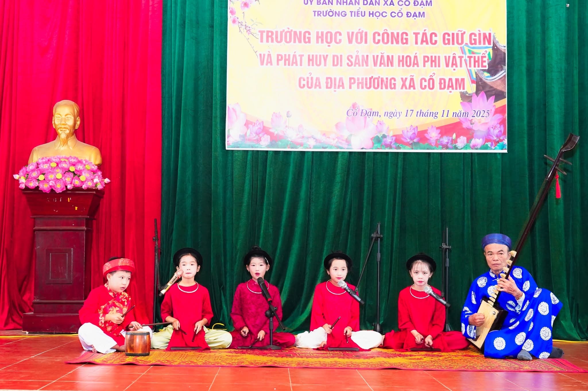 Trường Tiểu Học Cổ Đạm Tổ Chức Chương Trình “Trường Học Với Công Tác Giữ Gìn Và Phát Huy Di Sản Văn Hoá Phi Vật Thể Địa Phương”