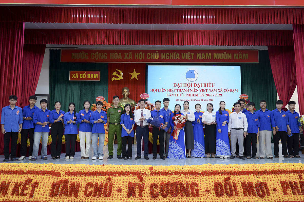 Đại hội Hội Liên hiệp Thanh niên xã Cổ Đạm lần nhứ nhất 