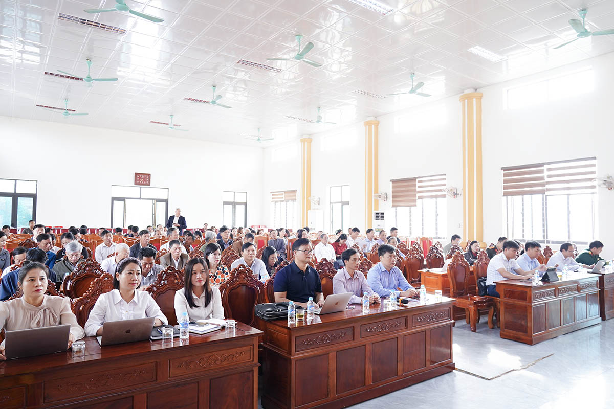 Cổ Đạm tham gia hội nghị trực tuyến toàn quốc triển khai công tác bầu cử 