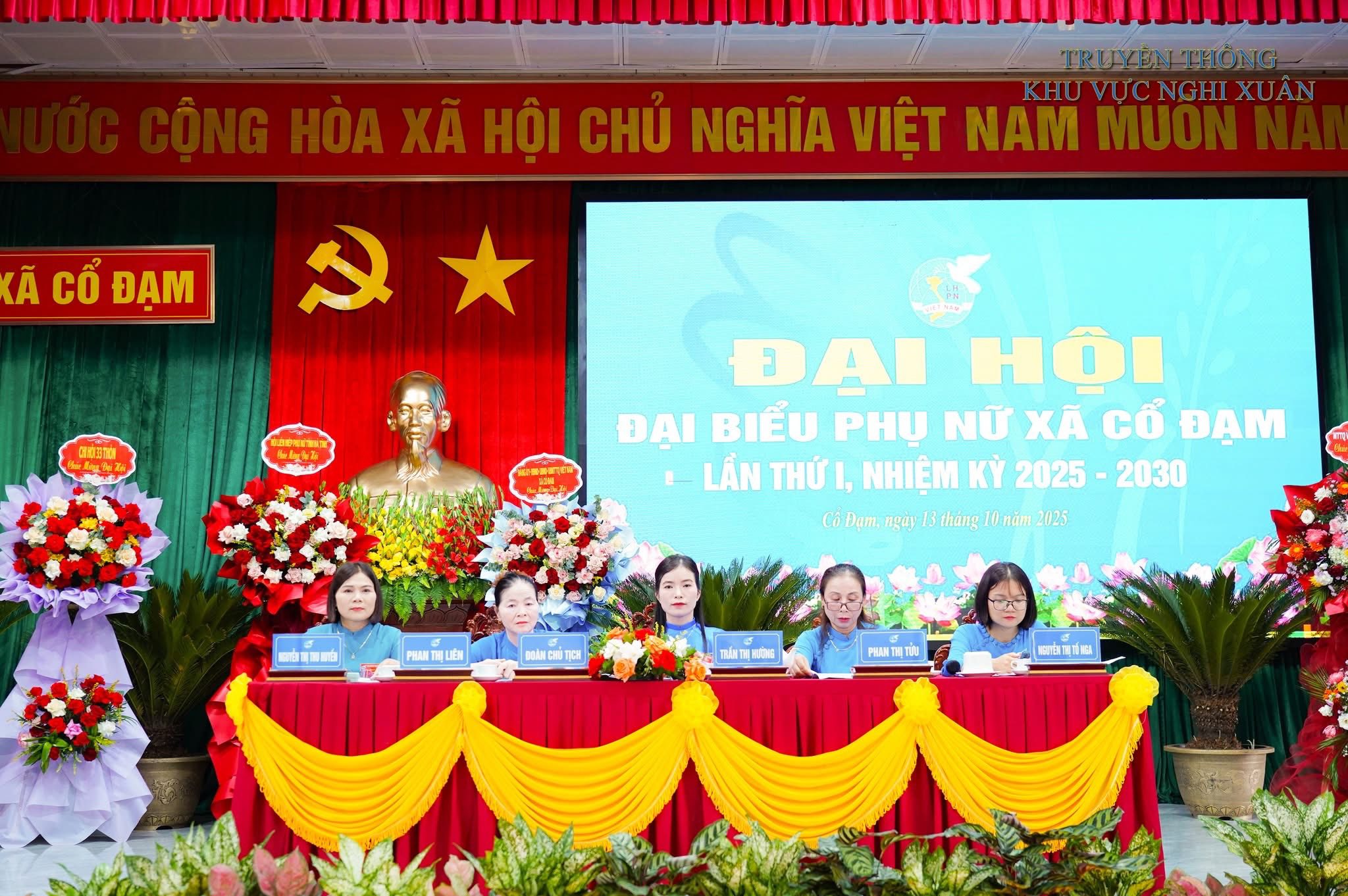 Đồng chí Trần Thị Hường giữ chức Chủ tịch Hội Liên hiệp Phụ nữ xã Cổ Đạm