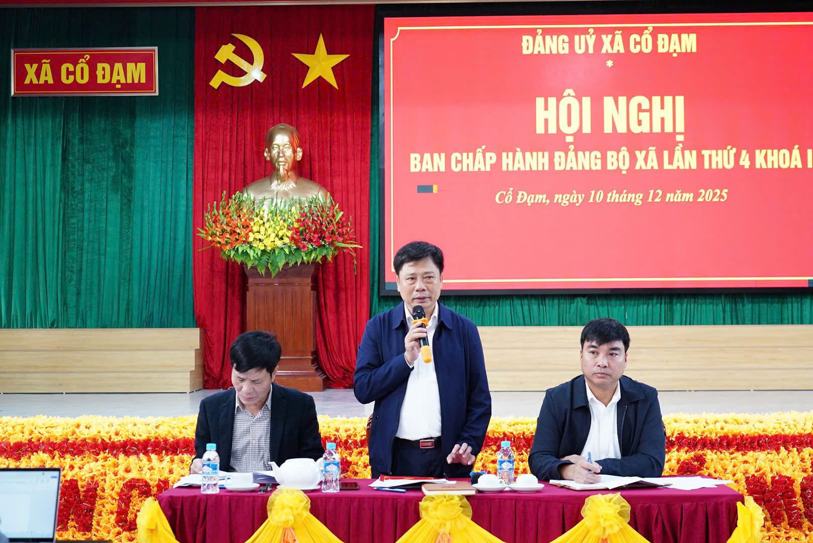 Xã Cổ Đạm Quyết Tâm Hoàn Thành, Đạt Và Vượt Các Mục Tiêu Đề Ra Trong Năm 2026
