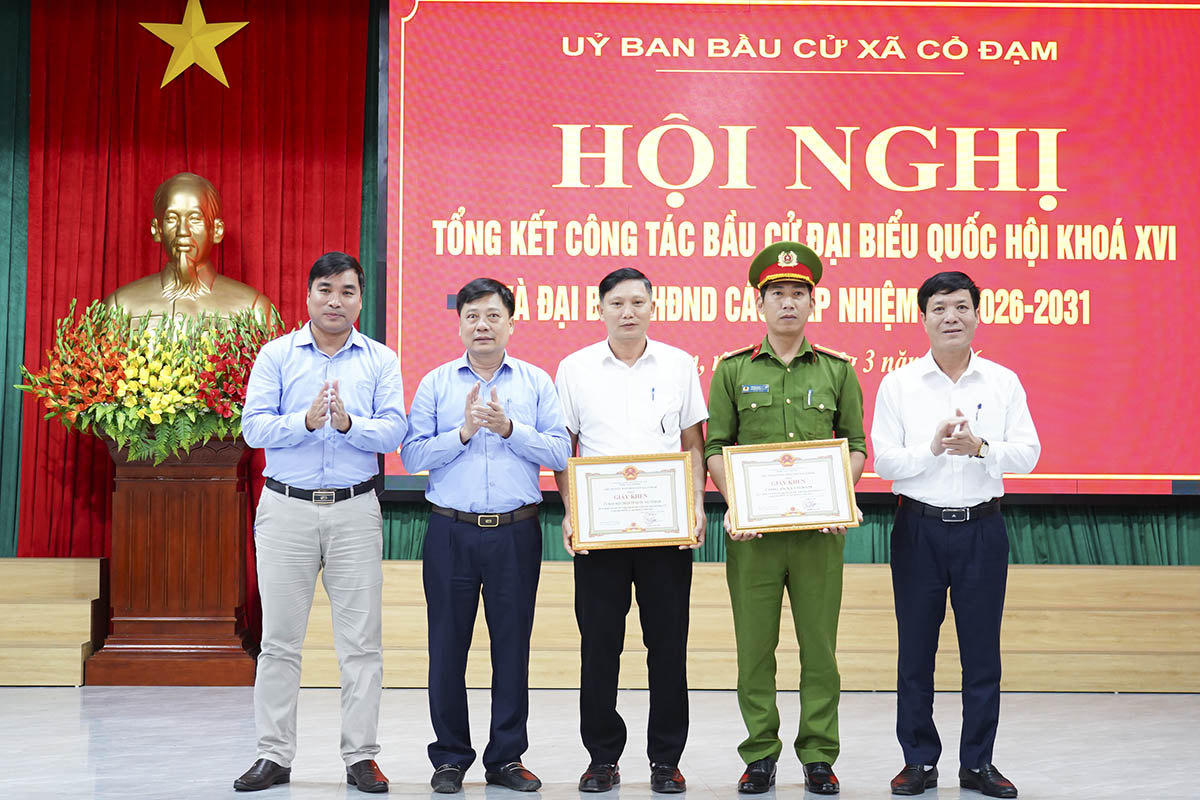 Cổ Đạm tổ chức thành công công tác bầu cử đại biểu Quốc hội khóa XVI và đại biểu HĐND các cấp nhiệm kỳ 2026-2031