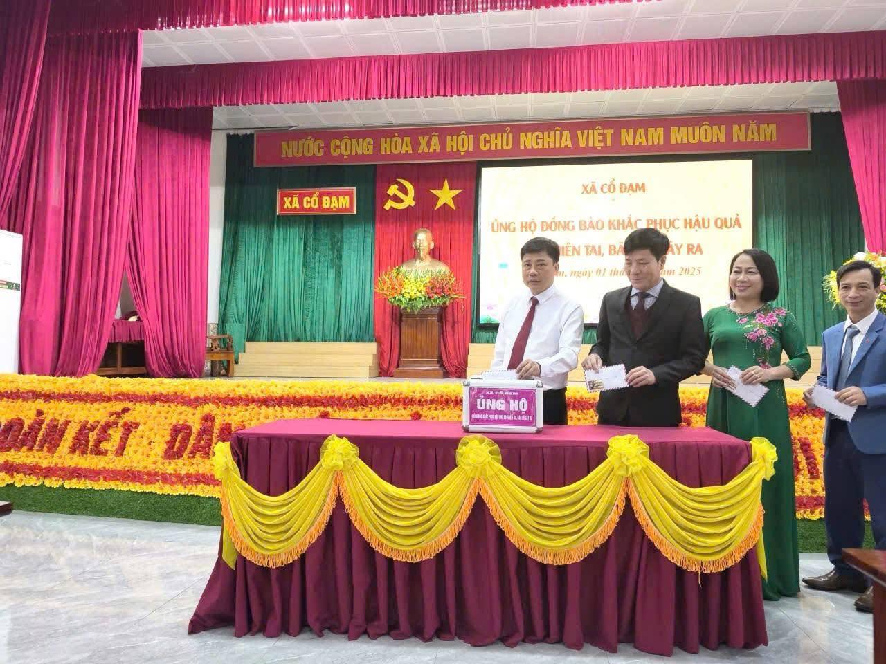 Cổ Đạm Phát Động Quyên Góp Ủng Hộ Đồng Bào Bị Thiệt Hại Do Bão, Lũ