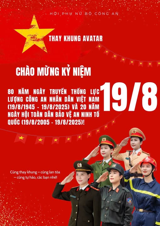 Tuyên truyền kỷ niệm 80 năm Ngày truyền thống Công an nhân dân Việt Nam và 20 năm Ngày hội Toàn dân bảo vệ an ninh Tổ quốc