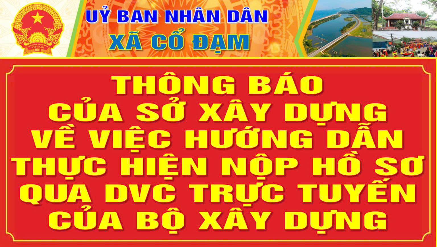 Đẩy mạnh thực hiện nộp hồ sơ trực tuyến qua Cổng Dịch vụ công của Bộ Xây dựng