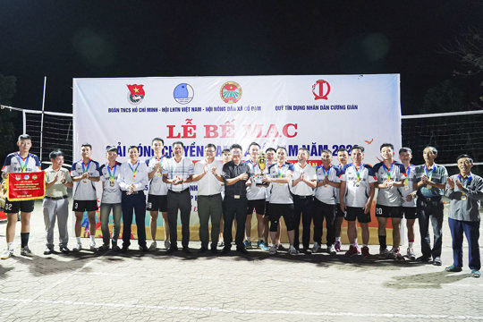 Thôn Phú Kỳ vô địch Giải bóng chuyền nam xã Cổ Đạm năm 2026