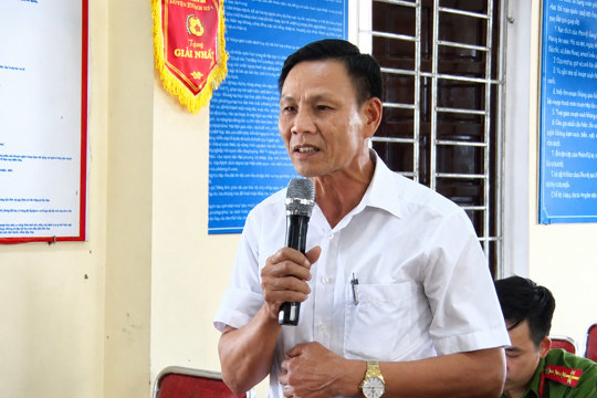 Cử tri Cổ Đạm quan tâm nhiều vấn đề liên quan sản xuất nông nghiệp