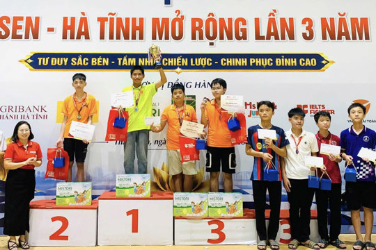 Học sinh Trường THCS Cương Gián đạt thành tích cao tại Giải vô địch Cờ vua Thành Sen – Hà Tĩnh mở rộng năm 2026 