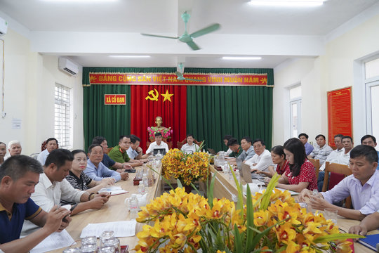 Cổ Đạm tham gia hội nghị trực tuyến về tăng cường công tác phòng cháy, chữa cháy rừng