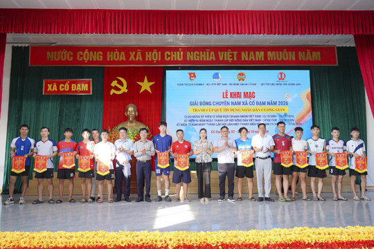 Cổ Đạm khai mạc Giải bóng chuyền nam năm 2026