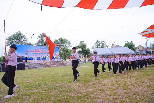 Cổ Đạm tổ chức Hội thi Nghi thức Đội năm 2026 