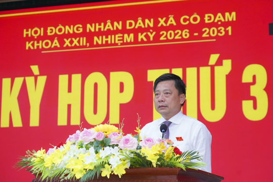 Kỳ họp thứ 3 - HĐND xã Cổ Đạm khóa XXII thông qua 5 nghị quyết quan trọng trên các lĩnh vực 