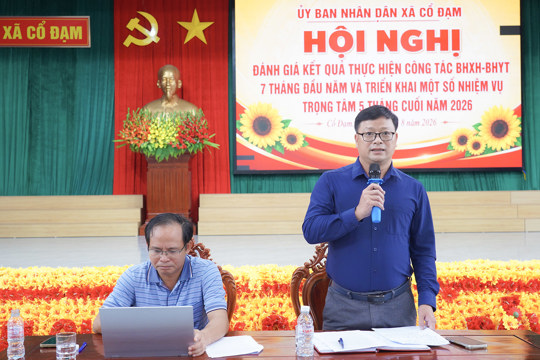 Cổ Đạm: Tập trung nhiệm vụ phát triển BHXH, BHYT những tháng cuối năm 2026