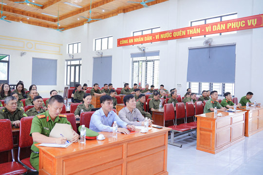 Bồi dưỡng kỹ năng, nghiệp vụ cho lực lượng tham gia bảo vệ an ninh, trật tự ở cơ sở ở Cổ Đạm