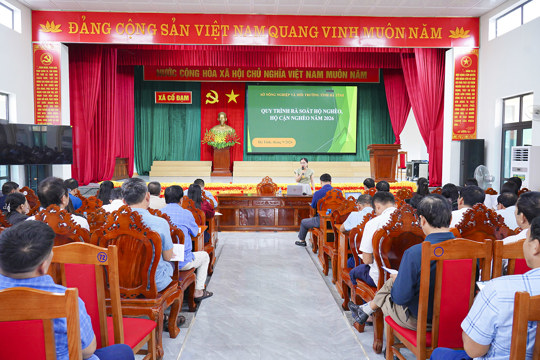 Cổ Đạm tổ chức tập huấn rà soát hộ nghèo, hộ cận nghèo năm 2026 và triển khai Đề án sản xuất vụ Đông năm 2026