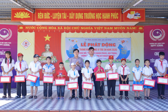 Cổ Đạm phát động Tháng hành động vì trẻ em năm 2026