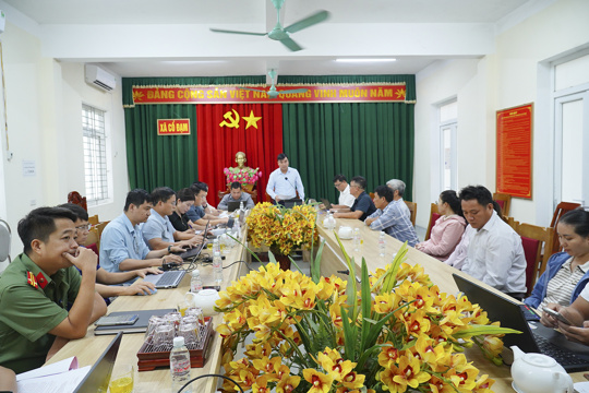 Cổ Đạm: Tuyên truyền, vận động Nhân dân chấp hành công tác giải phóng mặt bằng dự án đường du lịch