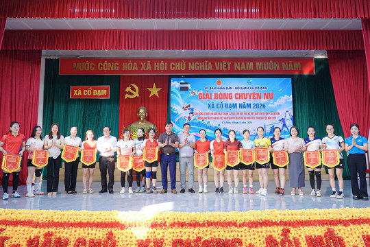 Cổ Đạm: 15 đội tham gia Giải bóng chuyền nữ năm 2026 