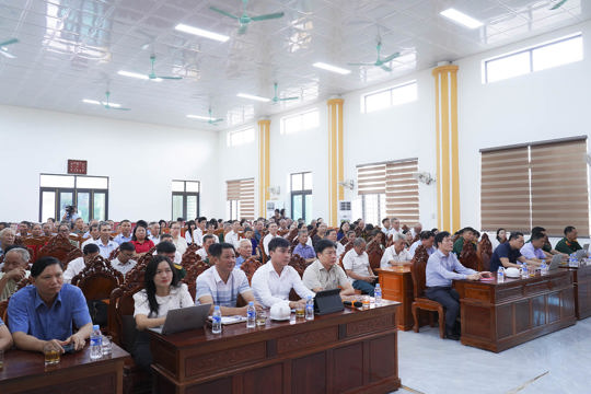 Cán bộ, đảng viên Cổ Đạm tham gia học tập, quán triệt và triển khai thực hiện các nghị quyết của Trung ương, của tỉnh 