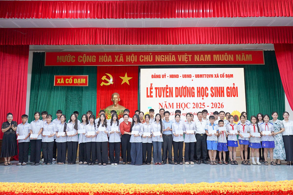 [Video] Học sinh Cổ Đạm đạt nhiều thành tích cao trong năm học 2025-2026