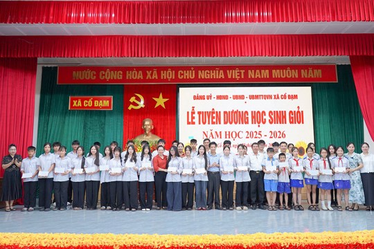 [Video] Học sinh Cổ Đạm đạt nhiều thành tích cao trong năm học 2025-2026