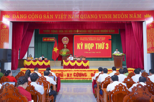 HĐND xã Cổ Đạm khóa XXII tổ chức Kỳ họp thứ 3, kỳ họp thường lệ giữa năm 2026