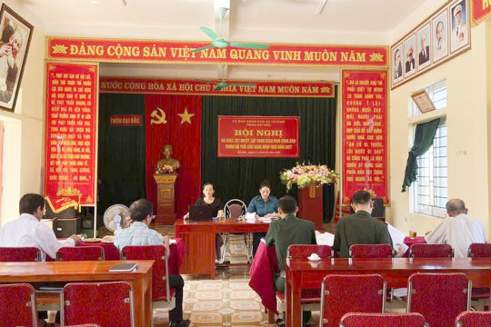 Các thôn ở Cổ Đạm rà soát nam công dân trong độ tuổi thực hiện nghĩa vụ quân sự năm 2027
