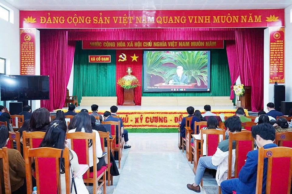 Xã Cổ Đạm Tham Gia Hội Nghị Trực Tuyến Tổng Kết Công Tác Phòng, Chống Tham Nhũng, Lãng Phí, Tiêu Cực Nhiệm Kỳ Đại Hội XIII Của Đảng