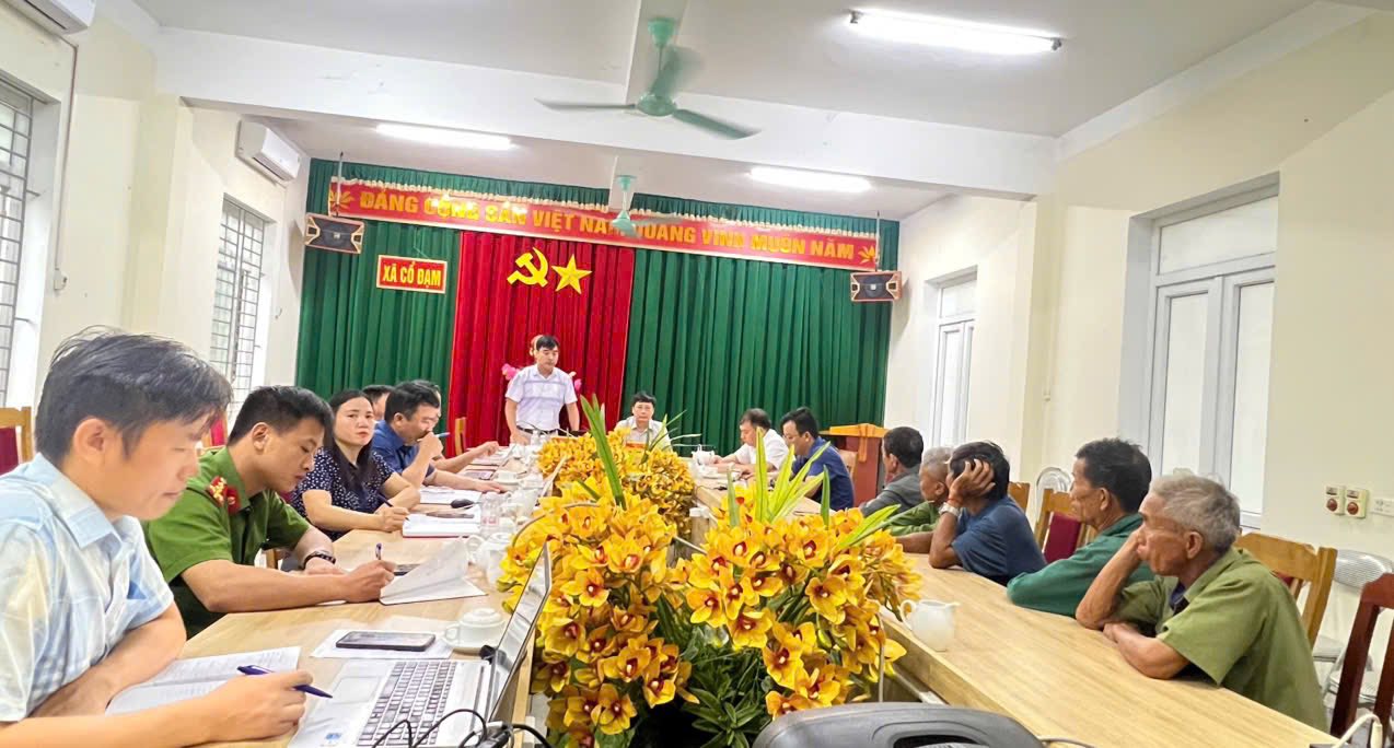 Đảng ủy xã Cổ Đạm tổ chức tiếp công dân định kỳ tháng 9/2025 