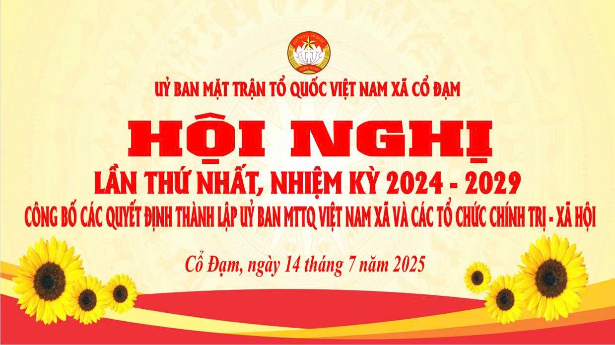 Hội nghị lần thứ nhất, Ủy ban Mặt trận Tổ quốc Việt Nam xã Cổ Đạm 