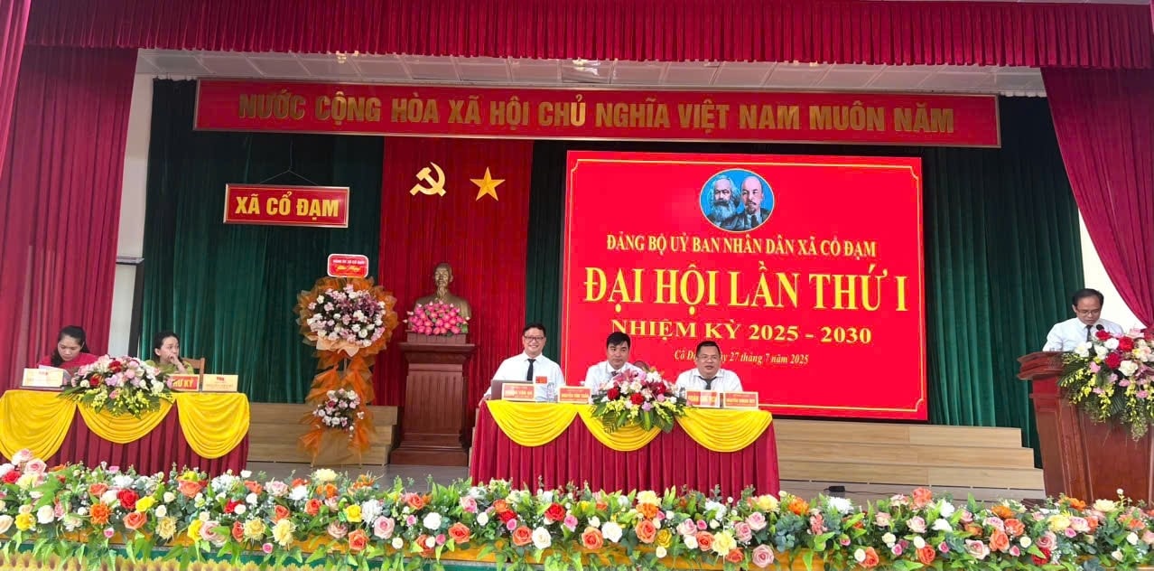 Đảng bộ UBND xã Cổ Đạm tổ chức Đại hội lần thứ nhất, nhiệm kỳ 2025 - 2030 